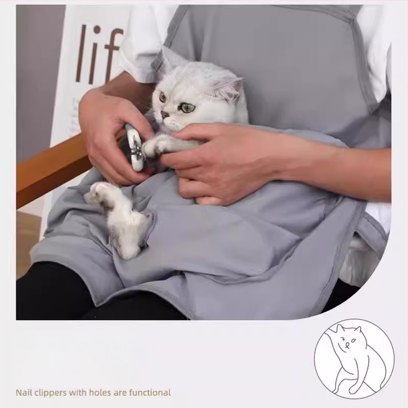 Amoor macska kötény mellkasi zsebbel - a szőröket nem ragadja, karcálló védelem - 200 db/doboz