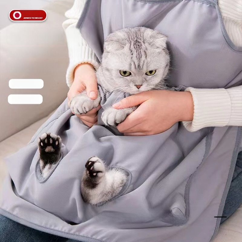 Amoor macska kötény mellkasi zsebbel - a szőröket nem ragadja, karcálló védelem - 200 db/doboz