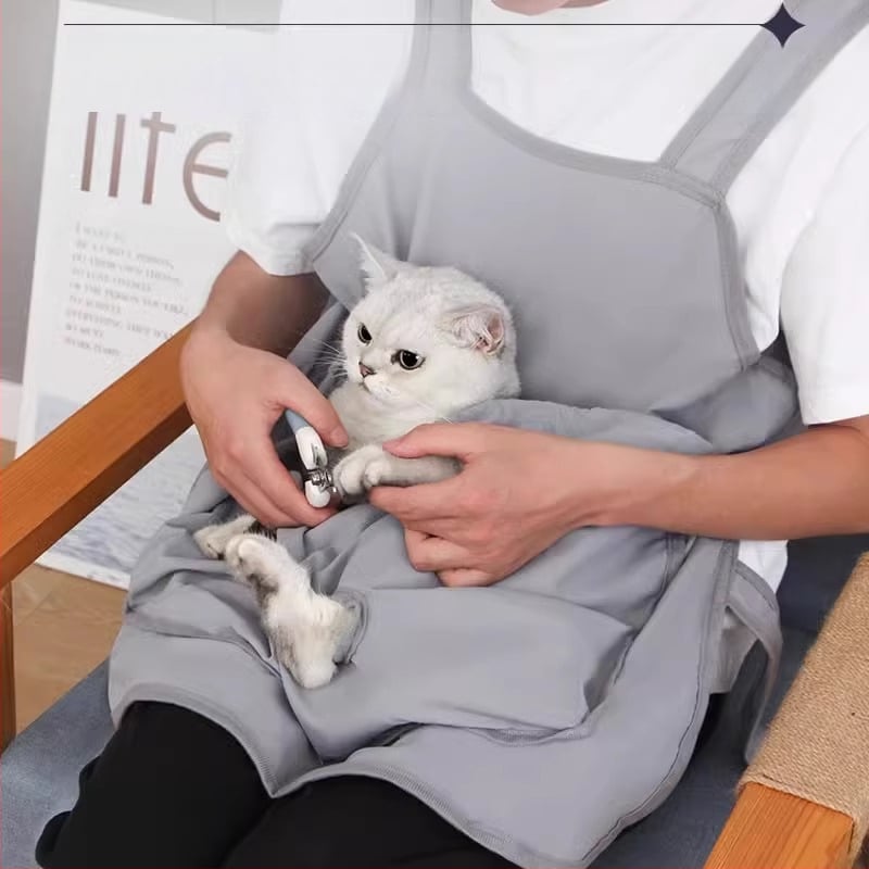 Amoor macska kötény mellkasi zsebbel - a szőröket nem ragadja, karcálló védelem - 200 db/doboz