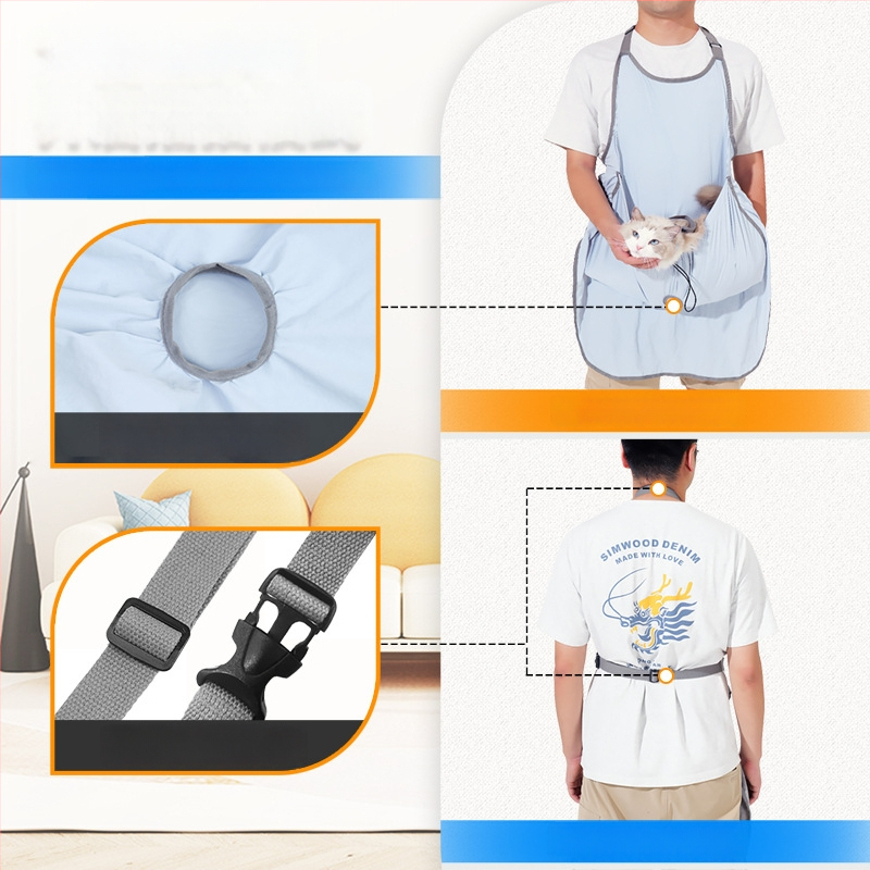 Ποδιά γάτας για την πρόληψη της γούνας στα ρούχα, με παχιά απορροφητική ύλη, για εξωτερική χρήση