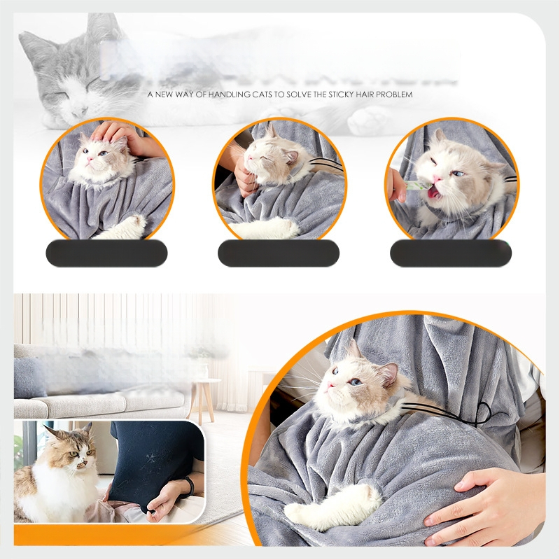 Ποδιά γάτας για την πρόληψη της γούνας στα ρούχα, με παχιά απορροφητική ύλη, για εξωτερική χρήση