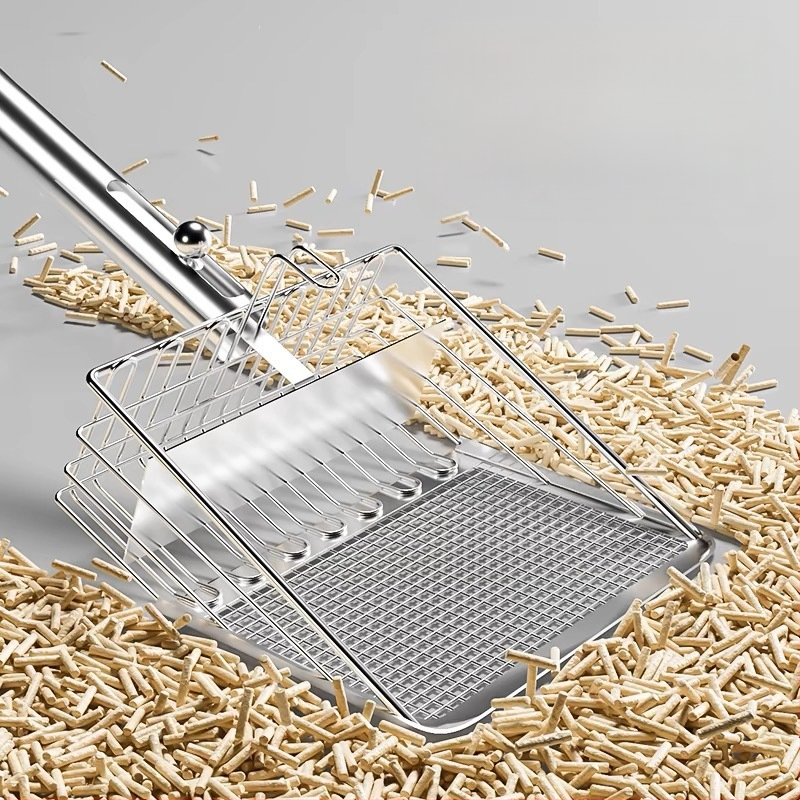 POPOCOLA fém macskaalmokhoz való lapát | Anyag: krómozott vas | Macskáknak | Nem importált