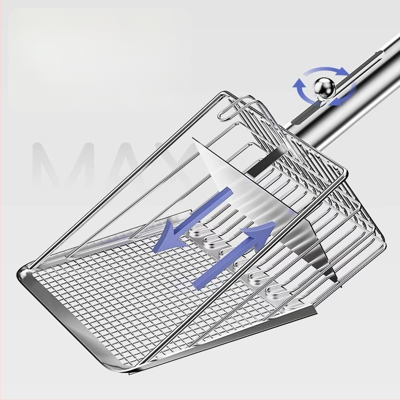 POPOCOLA fém macskaalmokhoz való lapát | Anyag: krómozott vas | Macskáknak | Nem importált