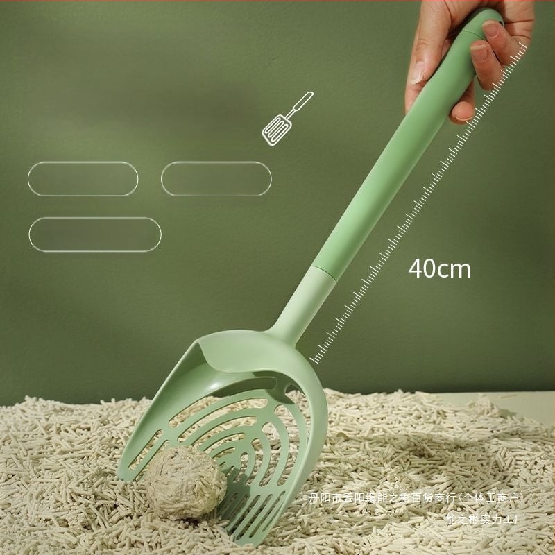 Macskaalomkanál hosszú nyéllel — műanyag, magánmárkás