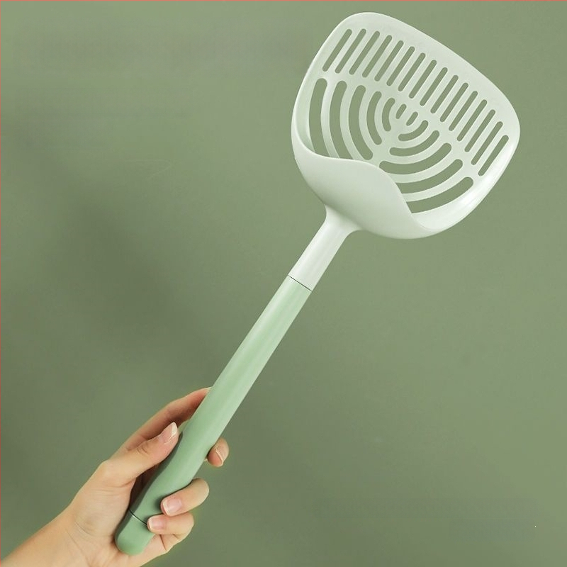 Macskaalomkanál hosszú nyéllel — műanyag, magánmárkás