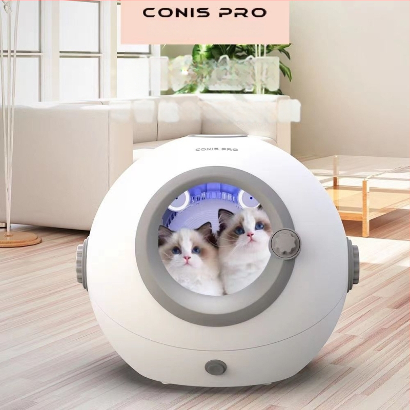 Kaķiem paredzēta žāvēšanas kaste — zem 1000 W, ≤36 V, fiksēta rokas konstrukcija