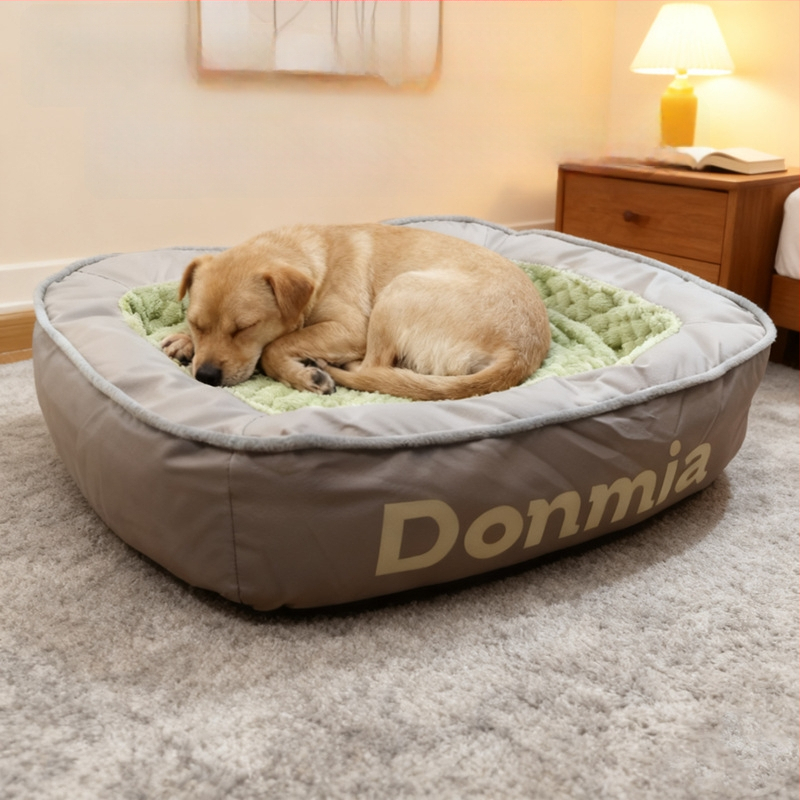 Гнездо за домашни любимци – сваляемо и пранещо се, зимно топло полиестерено легло за кучета и котки