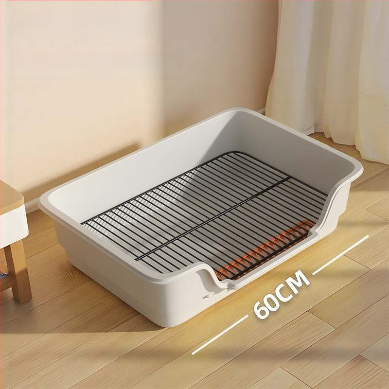 Toaletă pentru câini - ușor de curățat, din plastic, anti-pășire, anti-stropire a urinei