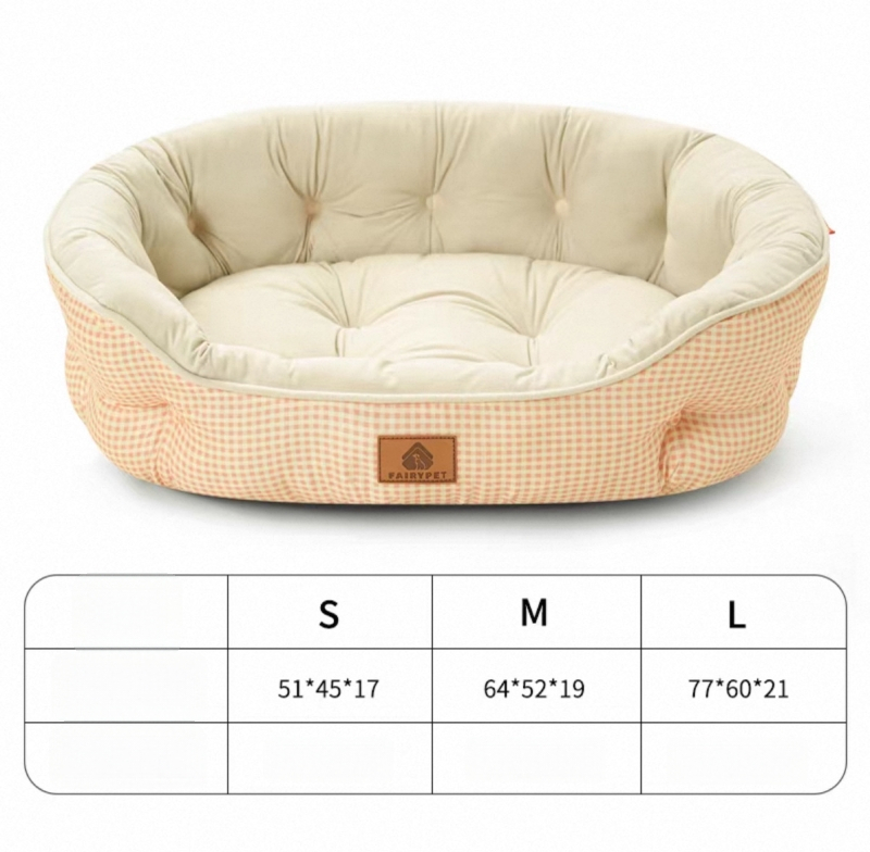 Легло за кучета с принт хайндстут, подпора за врата, нехлъзгаща се основа; полиестер + изкуствен велур и памук; почистване с влажна кърпа; лесна употреба