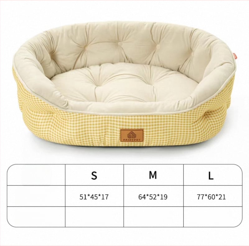 Легло за кучета с принт хайндстут, подпора за врата, нехлъзгаща се основа; полиестер + изкуствен велур и памук; почистване с влажна кърпа; лесна употреба