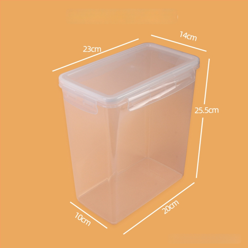 Кутия за съхранение на ориз – хранително качествен PC пластмаса, за храна за домашни любимци, персонализирано лого, функция против насекоми