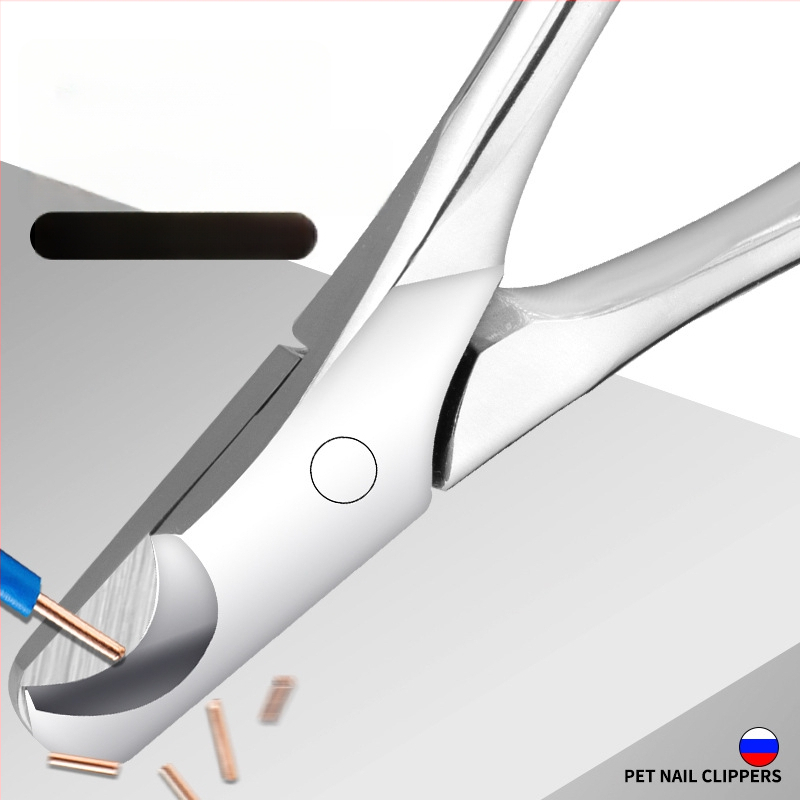 Κλιπ νυχιών κατοικίδιων από ατσάλι ολικής κατασκευής – ενσωματωμένος σχεδιασμός, μεγάλο άνοιγμα, υψηλή σκληρότητα για σκύλους και γάτες
