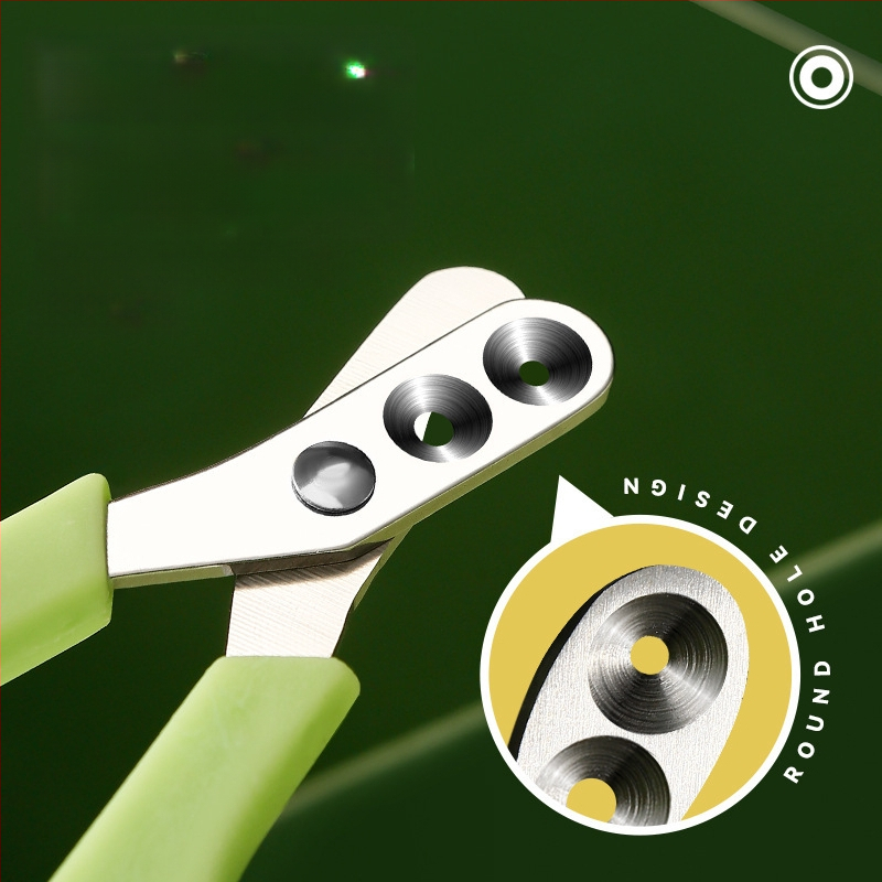 Κοπτης νυχιών γάτας με σχέδιο διπλής οπής και κυκλικής οπής, εργαλείο κοπής νυχιών κατοικίδιου, μάρκα Cute and Cute