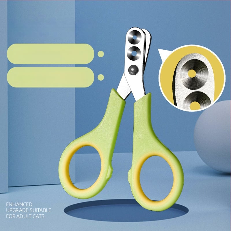 Κοπτης νυχιών γάτας με σχέδιο διπλής οπής και κυκλικής οπής, εργαλείο κοπής νυχιών κατοικίδιου, μάρκα Cute and Cute