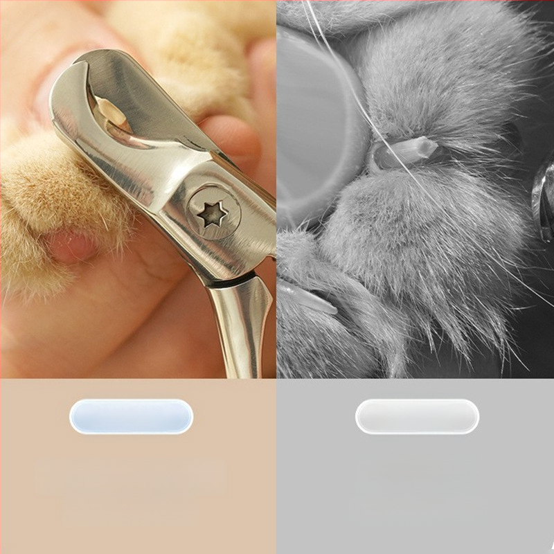 Clips pentru unghii animale de companie – oțel inox, deschidere mare, siguranță anti-hemoragie, 63,2 g, ambalaj de bază