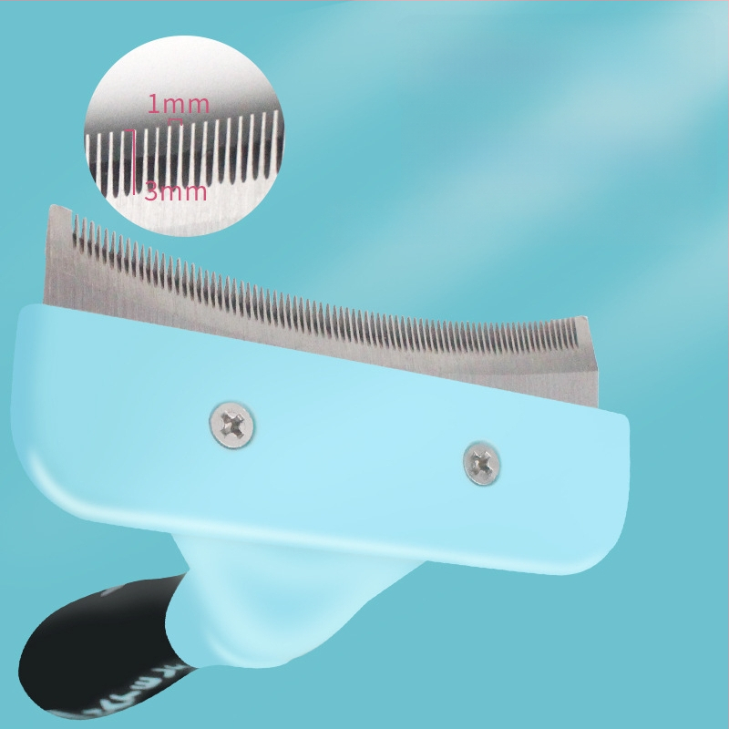 Hartley háziállat ápoló fésű macskáknak és kutyáknak – leváló szőr eltávolítása