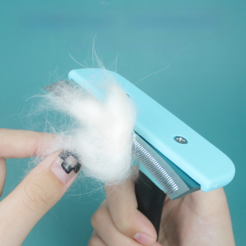 Hartley háziállat ápoló fésű macskáknak és kutyáknak – leváló szőr eltávolítása