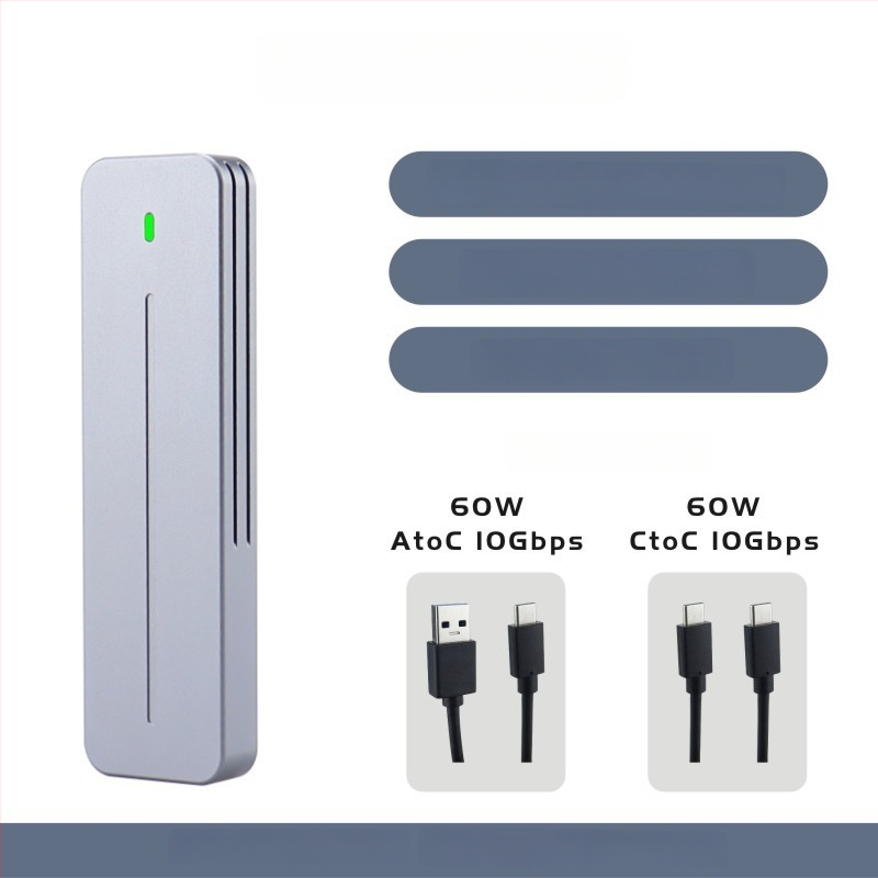 M.2 NVMe väliskorpus – JMS583, USB 3.2 Gen2 10Gbps, alumiiniumsegu, toetab kuni 4TB