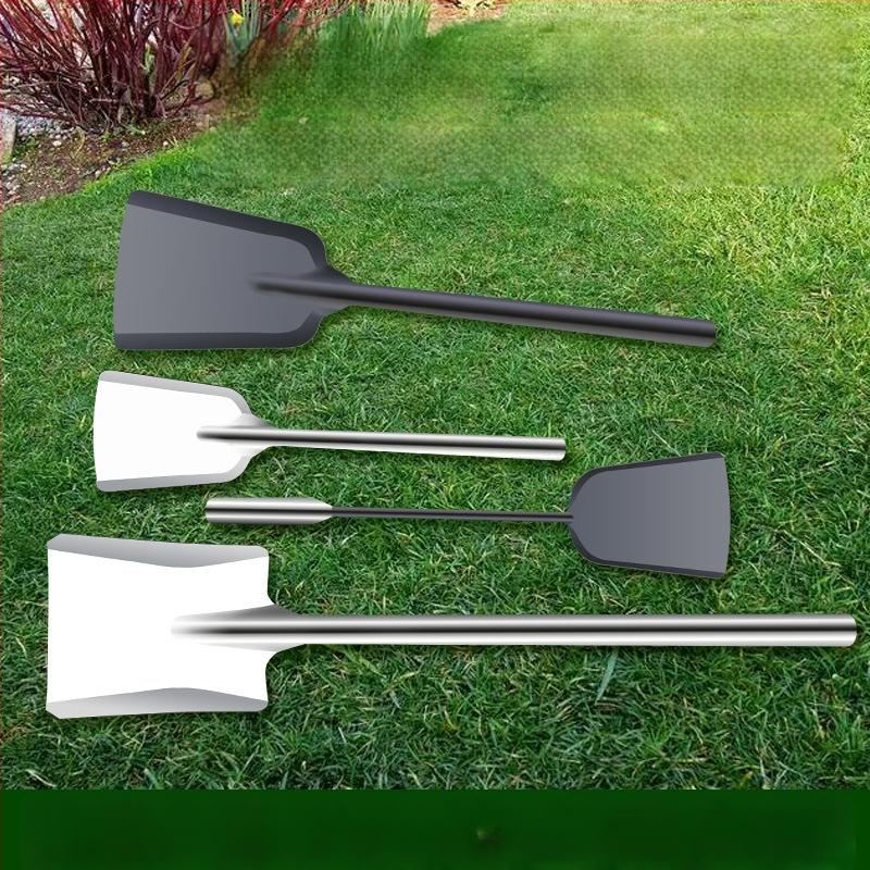 Удебелена лопата за барбекю и градина – за почистване на барбекю, дърва и пръст
