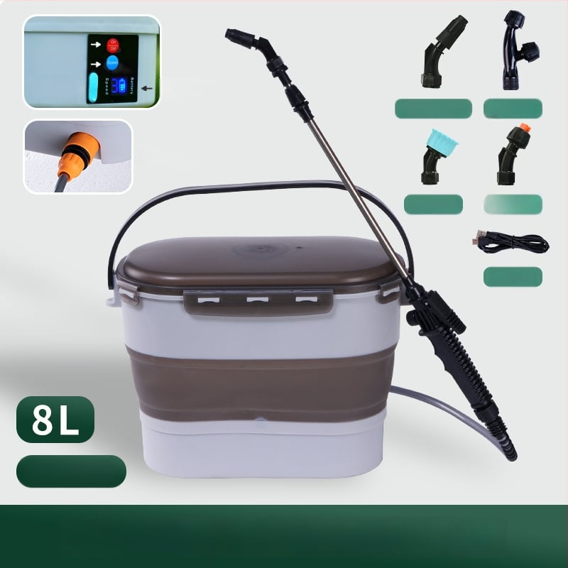 Clash пластмасова поливна каничка / спрей бутилка със атомизираща дюза за озеленяване, домашна градина и земеделие