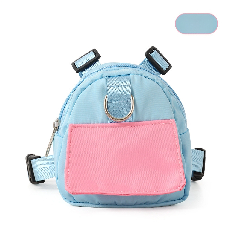 Ham de piept din poliester pentru pisici, cu lesă din sfoară, portabil