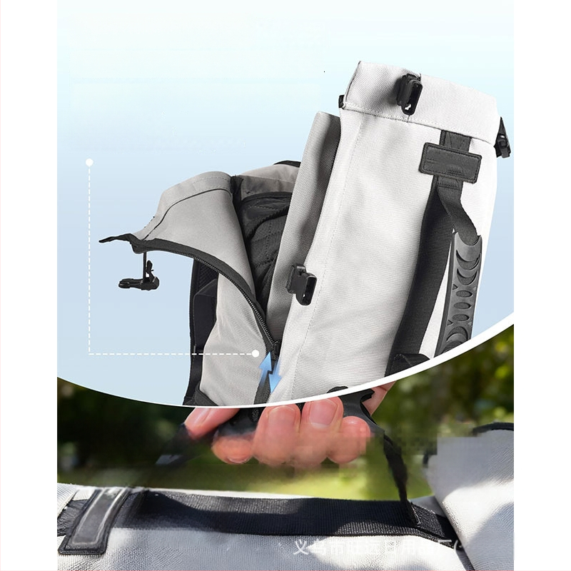 Rucsac pentru animale de companie pentru călătorii, material Oxford, capacitate 1, model monocrom