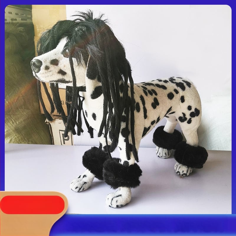 Perucă cu dreadlocks pentru animale de companie (pisici și câini) • Material: sârmă rezistentă la temperaturi înalte • Stil: Lejer • Origine: Zhejiang