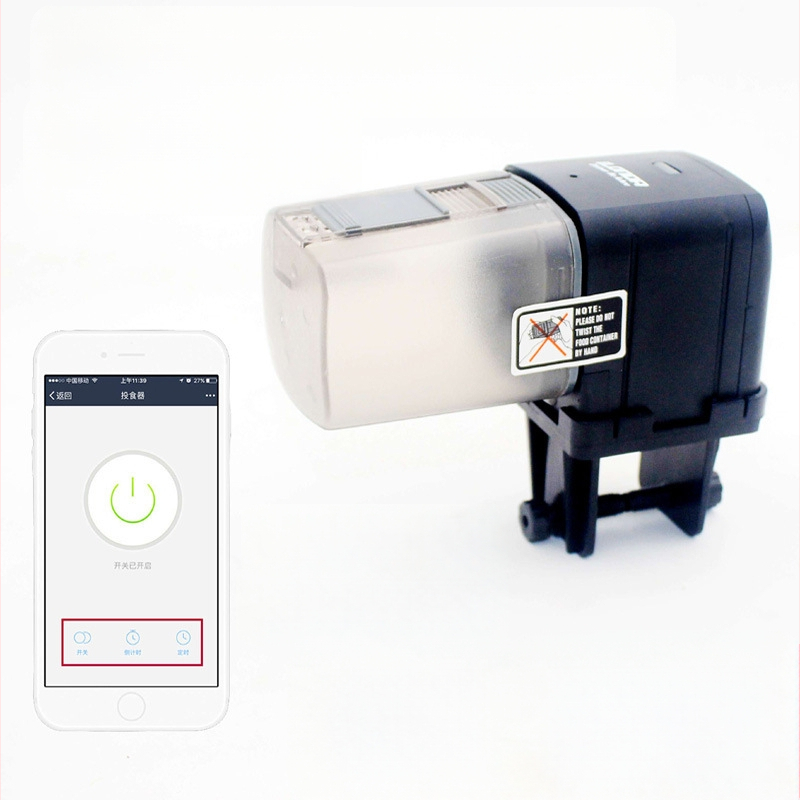 Akvaariumi toidujagaja WiFi kaugjuhtimisega, automaatne söötmine (Materjal: Plastik; Kaal: 276 g; Bränd: Green; Autentseeritud eribrändid: Jah)