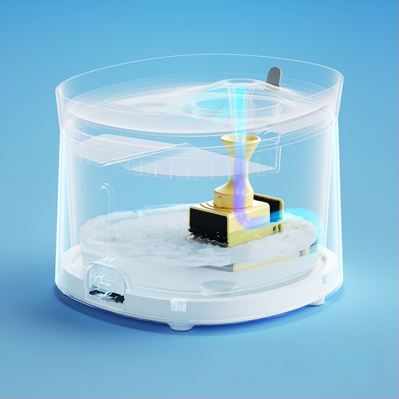 Pompă de apă wireless Hörmann pentru dozatorul inteligent de apă pentru animale de companie, a treia generație — izolare apă-electricitate, ușor de curățat, cod produs 9019900346