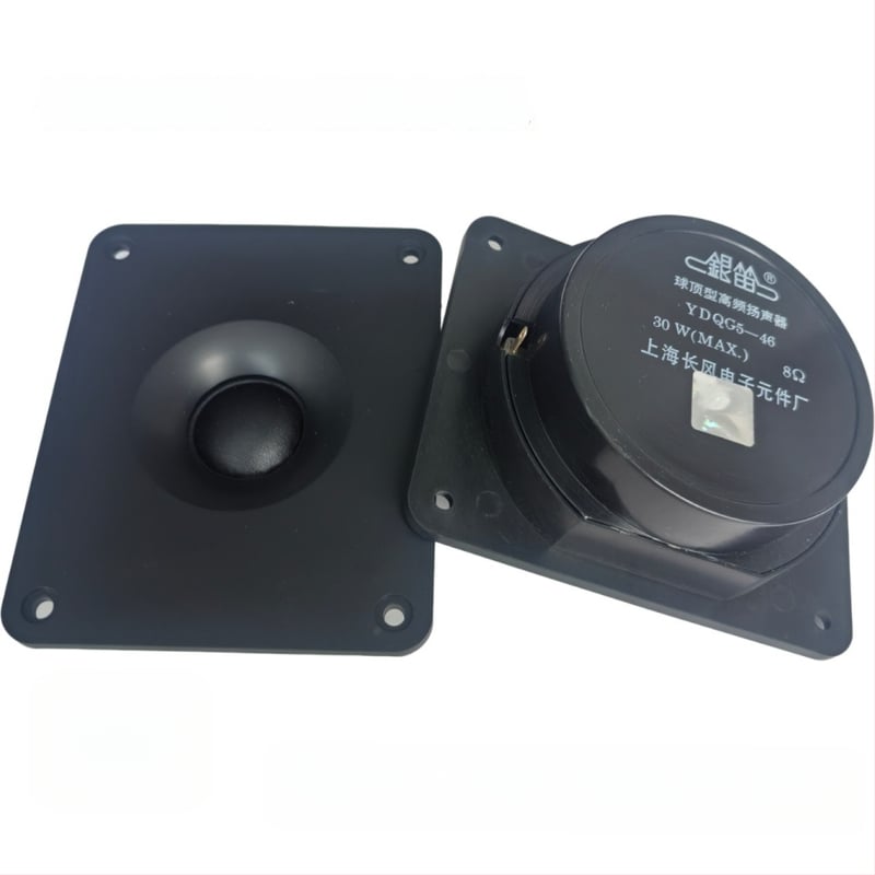 Silver Flute pravokutni tweeter, 8 Ω, 30 W, koaksijalni složeni dijafragma, unutarnji magnet, 10–11000 Hz, 24° zračni raspon, za kućni kino