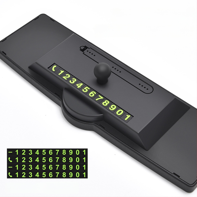 Vidaus galinis veidrodėlis automobiliui, CZC-255, ABS+ anglies pluošto kompozitas, 360° reguliuojamas, siurbimo kilpa tvirtinimas