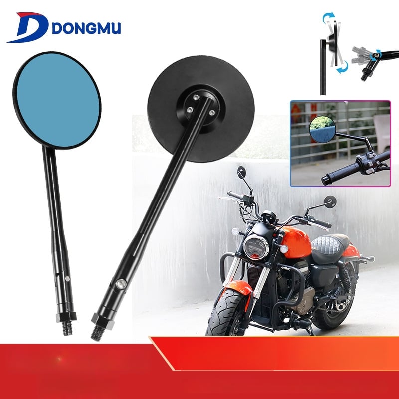 Мотоциклетно огледало за обратно виждане – CNC алуминиева сплав, HP-J024, универсална съвместимост, монтаж с положителни и отрицателни зъби, висока удароустойчивост