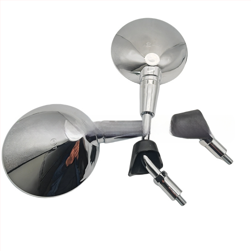 Jinbo Despa кръгло задно огледало за Vespa LXV/Sprint 150 и GTS 300 — пластмасов корпус, монтаж с винтове M8