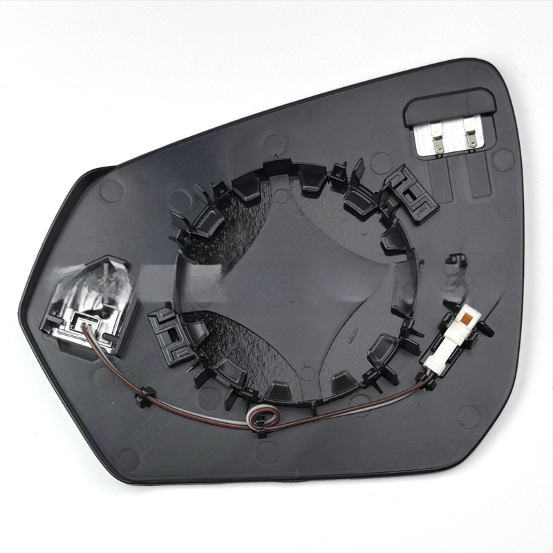 Išorinio veidrodžio lęšis, išlenkta paviršius, ABS korpusas, 12V, tinka Explorer 17-23