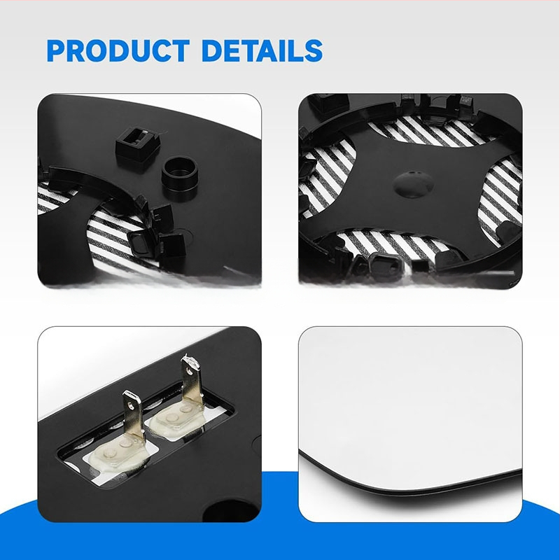 Honda 16-23 Pilot galinio vaizdo veidrodžio lęšys, ABS, išlenkta paviršia, 160 g