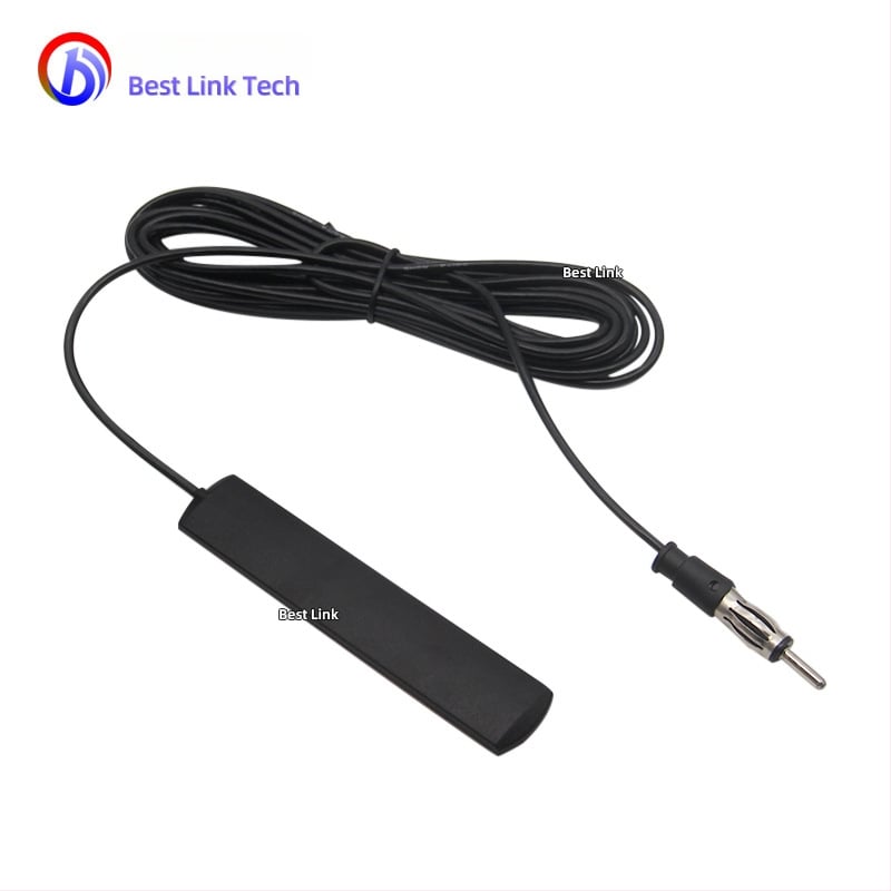 Autó/motorkerékpár FM antenna – 5 dBi nyereség, tartomány 85–112 MHz, bemeneti impedancia 50 Ω, modell FM-115, csatlakozó Lantern head