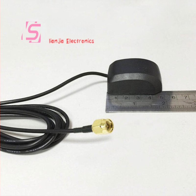 Autóba szánt GPS antenna SMA férfi csatlakozóval, 1575.42 MHz GPS L1, 50 Ω, SWR ≤ 1,5