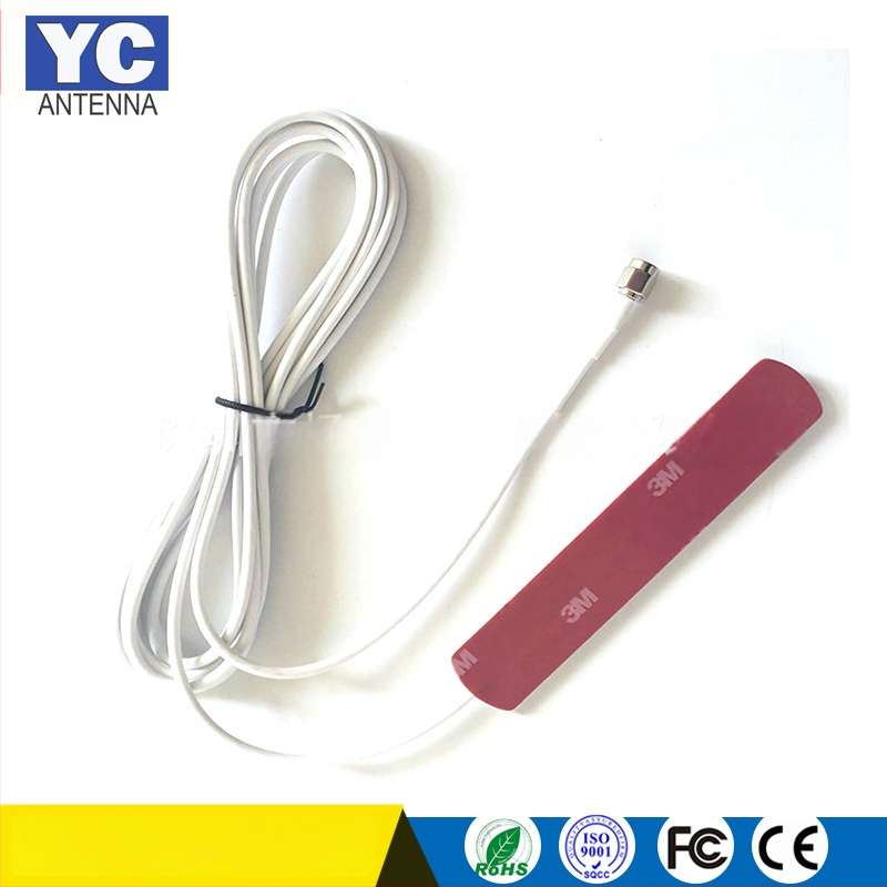 Autóüveg 3G/GSM antenna, modell YCP-8521-5, 5 dBi nyereség, frekvenciasáv 850–960/2100 MHz, kimeneti impedancia 50 Ω, SWR ≤ 1.5