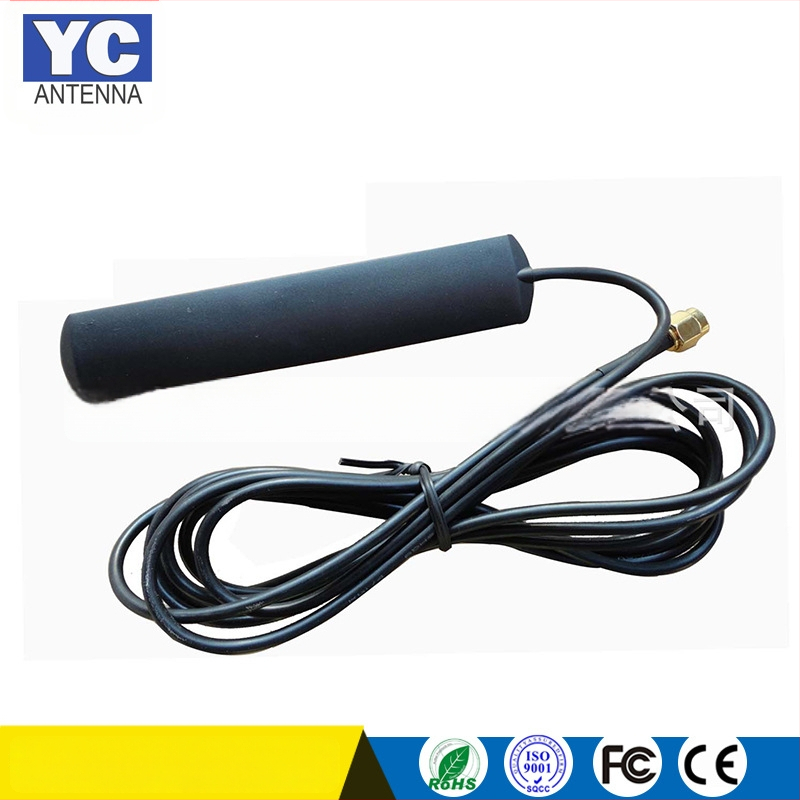 Autóüveg 3G/GSM antenna, modell YCP-8521-5, 5 dBi nyereség, frekvenciasáv 850–960/2100 MHz, kimeneti impedancia 50 Ω, SWR ≤ 1.5