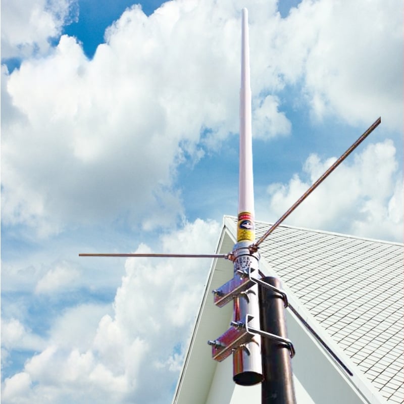 UV kétszegmens FRP antenna 144-430 MHz walkie-talkie reléállomáshoz