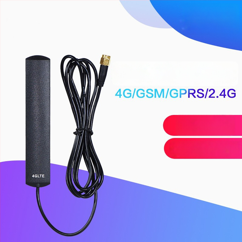 Autó navigációs WiFi patch antenna, 698–2700 MHz, 5 dBi, omni‑irányú, SMA középső tű, 50 Ω