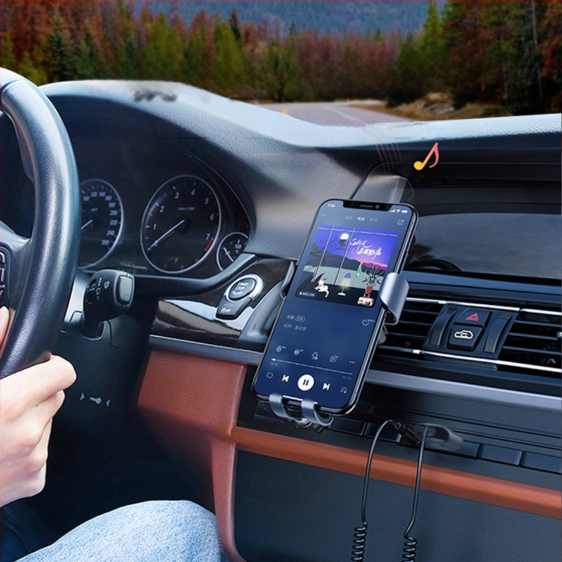 J53 Bluetooth δέκτης αυτοκινήτου, AUX USB ήχος, Bluetooth 5.3, 2.4 GHz, 5V, 150 mA