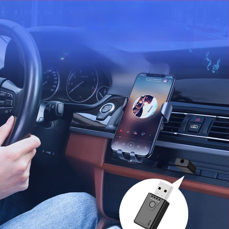 Δέκτης Bluetooth USB αυτοκινήτου - Plug-and-Play Hands-Free, Bluetooth 5.4, Διασύνδεση USB, εμβέλεια 10-20 m, 100 Mbps