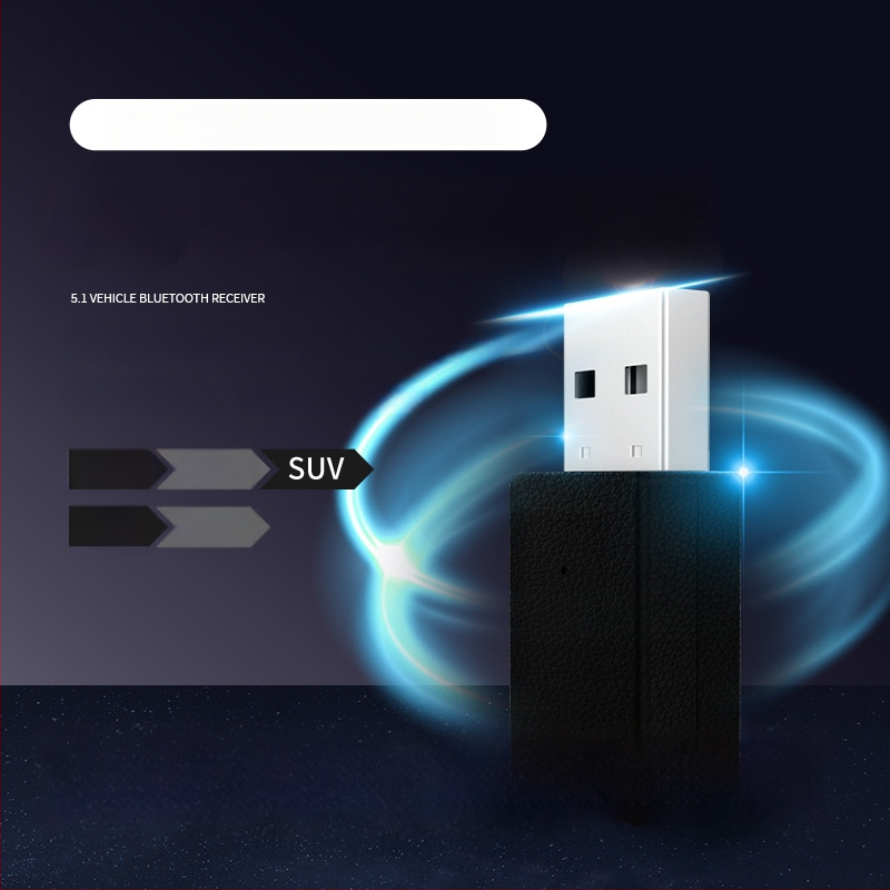 Διπλής εξόδου USB αυτοκινήτου Bluetooth 5.4 δέκτης, μοντέλο E7, USB διεπαφή, plug and play, χωρίς εξωτερική παροχή, εμβέλεια έως 10 μ