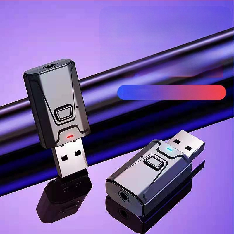 Μετατροπέας ήχου αυτοκινήτου Bluetooth T7-4, USB διεπαφή, Bluetooth 5.0, Plug-and-Play, εξωτερική τροφοδοσία, εμβέλεια 10 μ