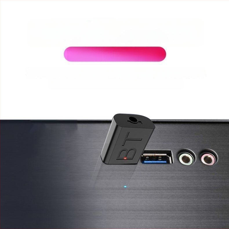 Autós Bluetooth-vevő, mini USB audió adapter, Bluetooth 5.0, vezeték nélküli otthoni hangrendszer erősítő és mélynyomó