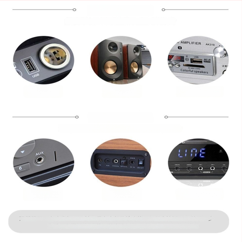 Autós Bluetooth-vevő, mini USB audió adapter, Bluetooth 5.0, vezeték nélküli otthoni hangrendszer erősítő és mélynyomó