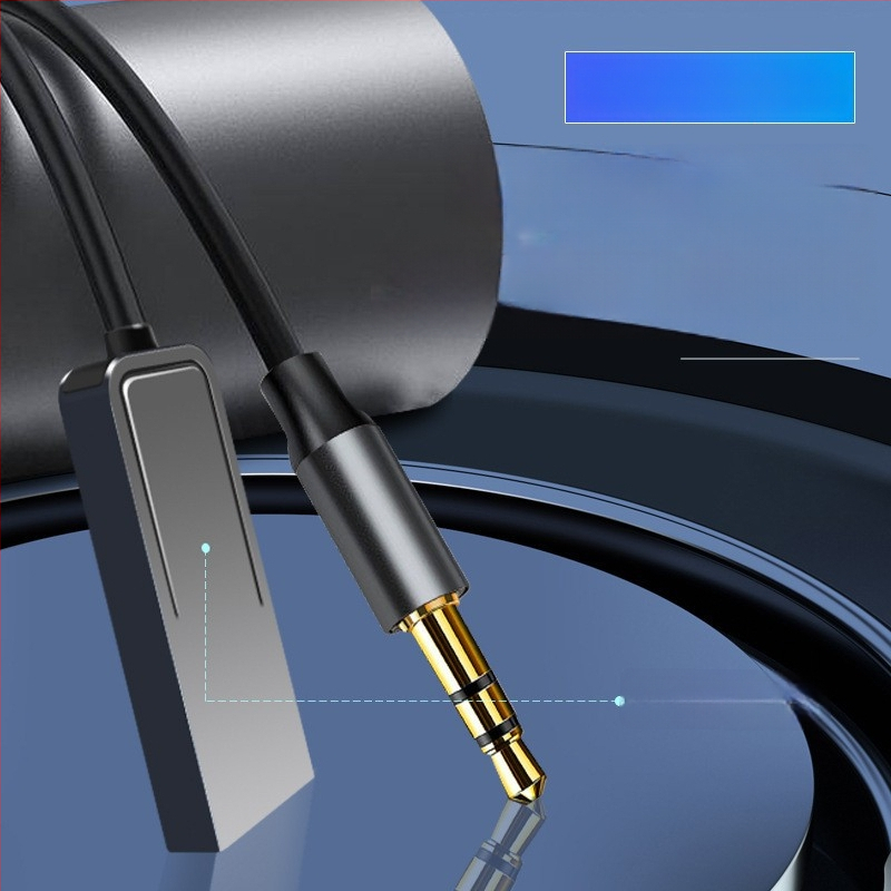 Αυτοκινητικός δέκτης Bluetooth, μοντέλο T21, διεπαφή USB + AUX 3,5 mm, Bluetooth 5.2, εμβέλεια 10 μ