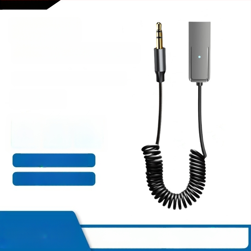 Αυτοκινητικός δέκτης Bluetooth, μοντέλο T21, διεπαφή USB + AUX 3,5 mm, Bluetooth 5.2, εμβέλεια 10 μ