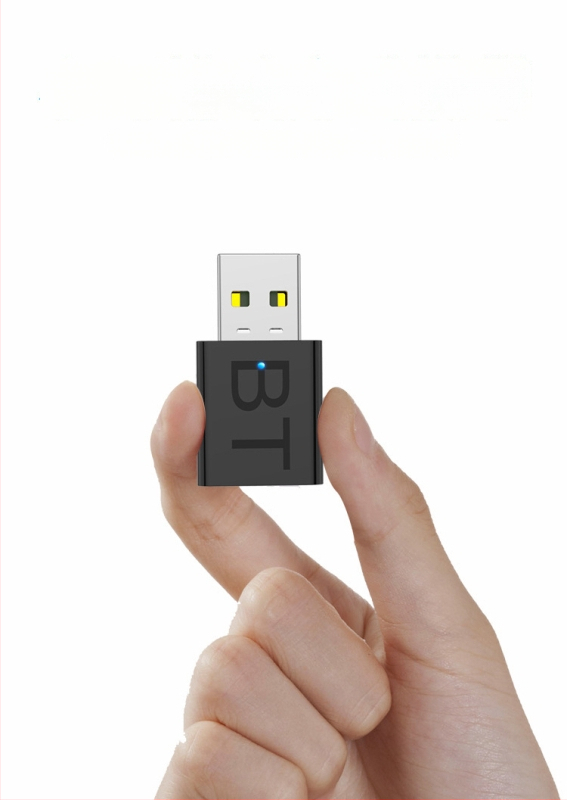 USB Bluetooth 5.0 δέκτης-εκπομπευτής ήχου 2-σε-1 | Διασύνδεση USB/3.5mm, Plug-and-Play, Εξωτερική παροχή ρεύματος, Εμβέλεια έως 10 μ